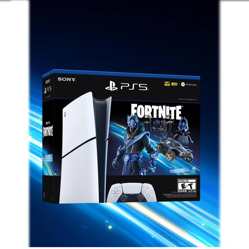 سوني جهاز بلاي ستيشن 5 سيلم ديجيتال مع قسيمة فورتنايت كوبلات ستار سوني جهاز بلاي ستيشن 5 سيلم ديجيتال مع قسيمة فورتنايت كوبلات ستار
